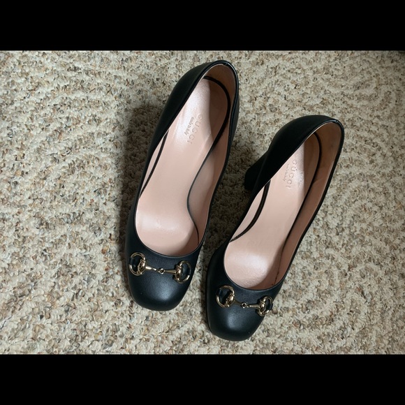 Gucci Block Heel Pumps, Size 38 - Picture 4 of 5